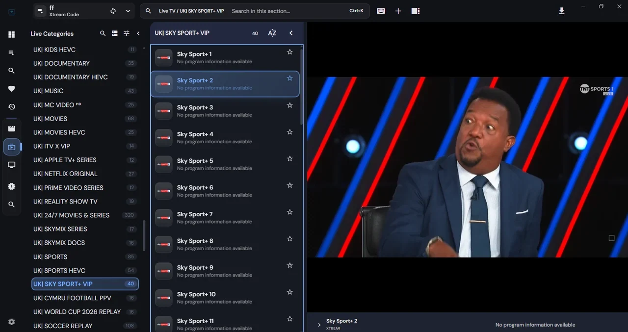Arena Sport 1-10 Premium en Sport Klub 1-10 in Full HD en 4K