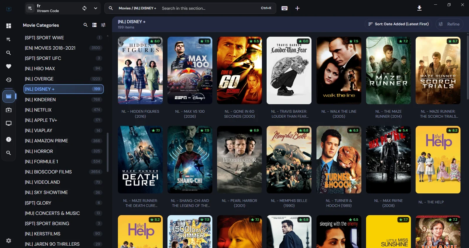 Disney+ en Marvel films en series met Nederlandse audio en ondertitels op IPTV Koning